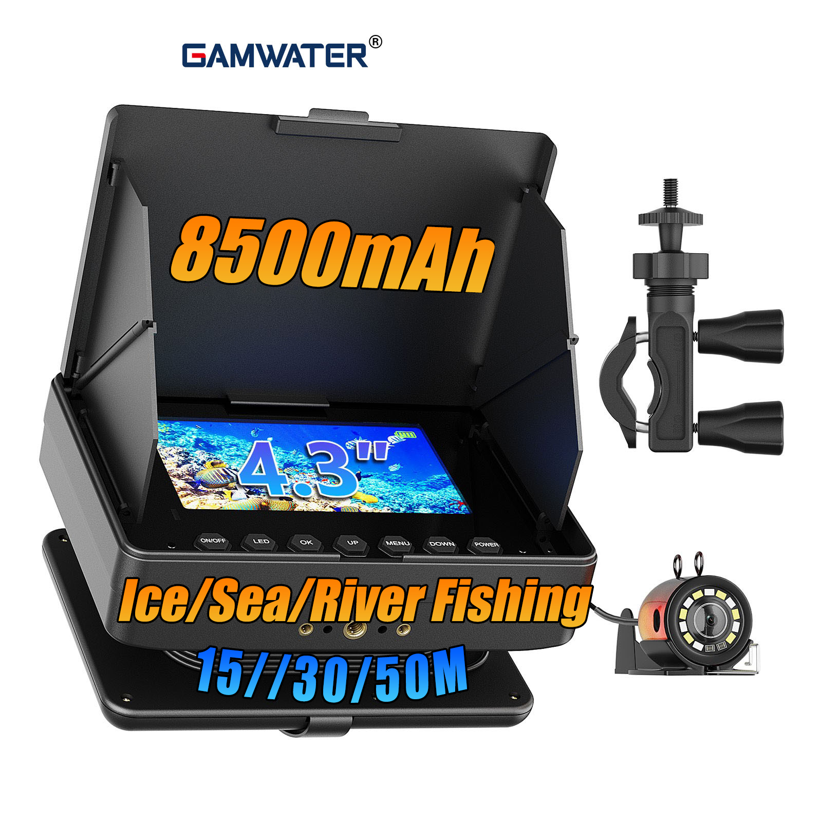 Fish Finder Cable - Underwater Fishing Camera - 15/30/50M Cable