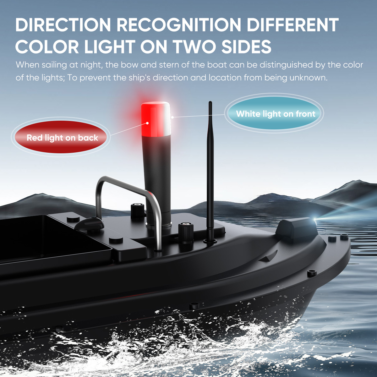Fish Finder Charger - Boat Navigation Lights for Fishing Bait