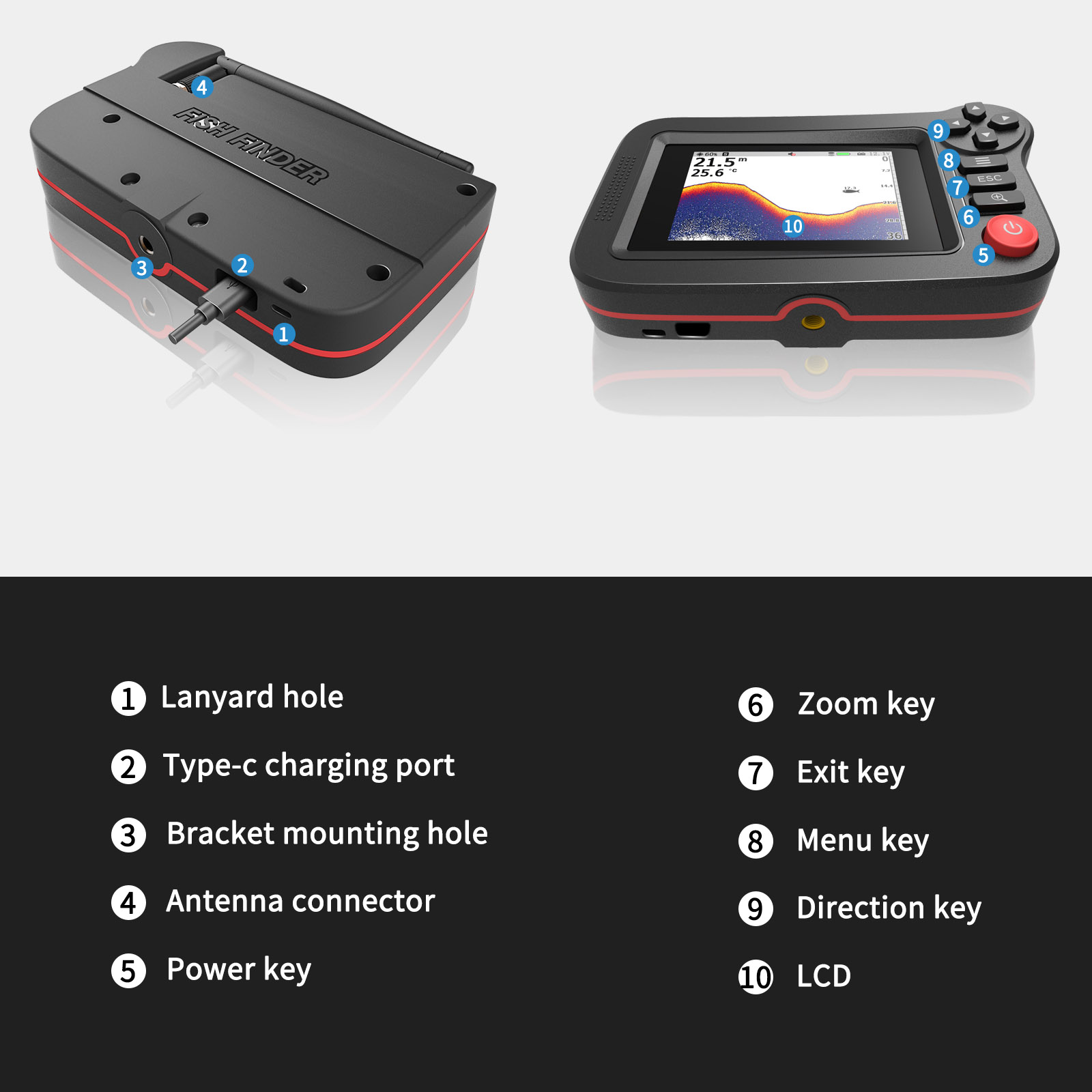 Smart Fish Finder - Portable F - Fish Finder Portable recensie en prijs