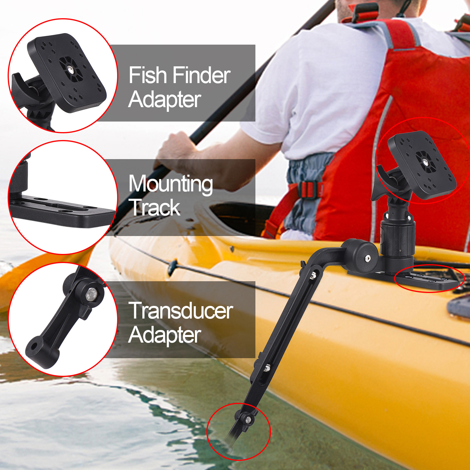 Kayak Fish Finder Mounting Pla - Fish Finder Mount recensie en prijs