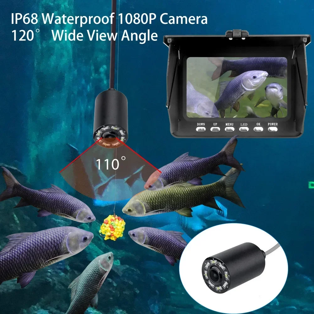 Fish Finder 5.0 Inch LCD Displ - Fish Finder Cable recensie en prijs