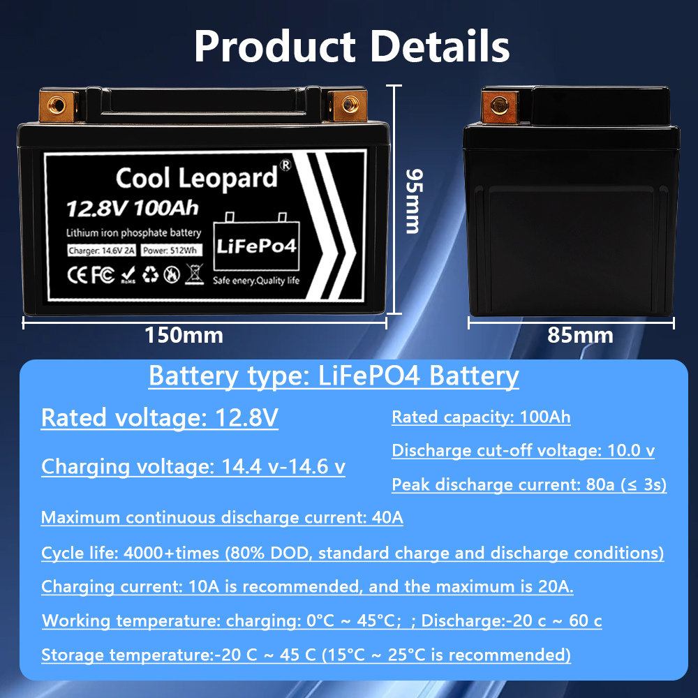 Lightweight 12V 100Ah LiFePO4  - Fish Finder Charger recensie en prijs