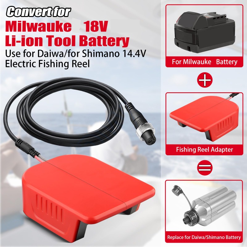 Portable Fishing Reel Adapter  - Fish Finder Battery recensie en prijs