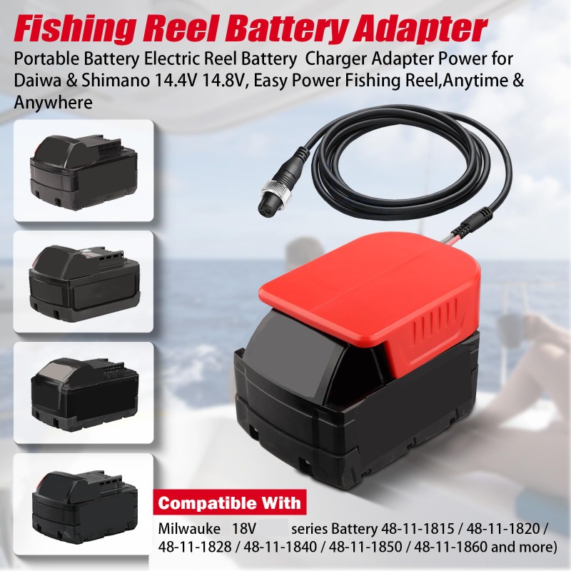 Portable Fishing Reel Adapter  - Fish Finder Battery recensie en prijs