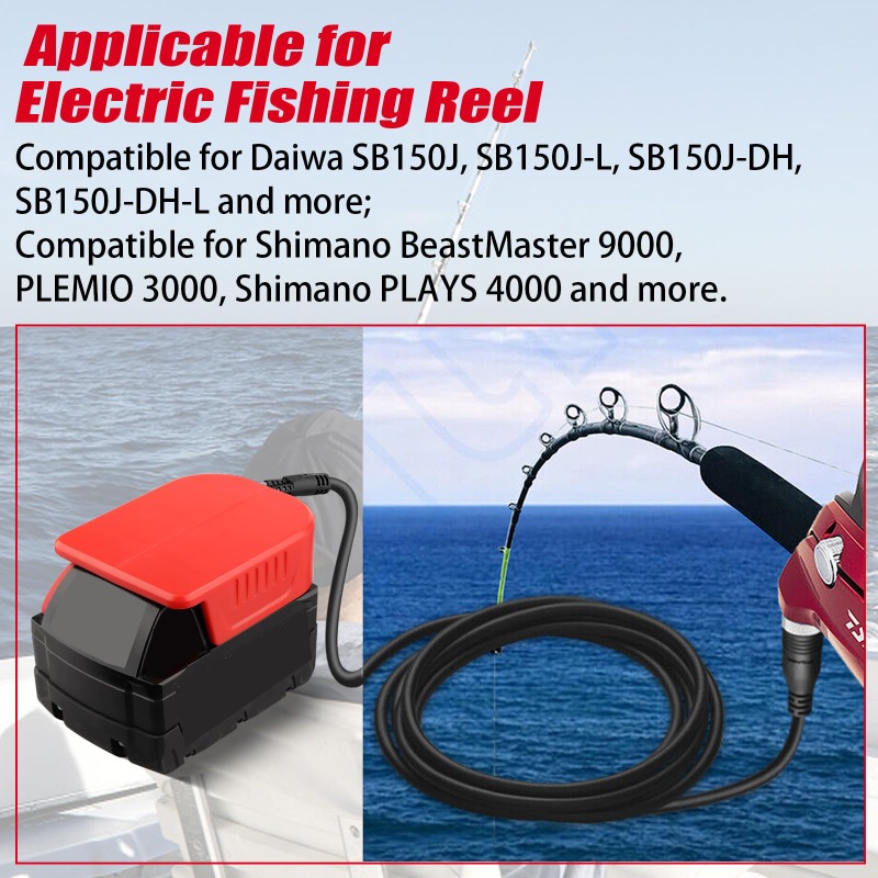 Portable Fishing Reel Adapter  - Fish Finder Battery recensie en prijs