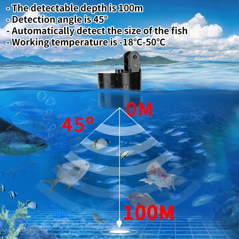 Alarm 100M Portable Sonar Fish - Fish Finder Portable recensie en prijs