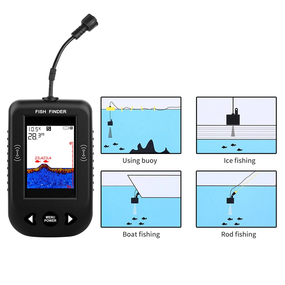 Alarm 100M Portable Sonar Fish - Fish Finder Portable recensie en prijs