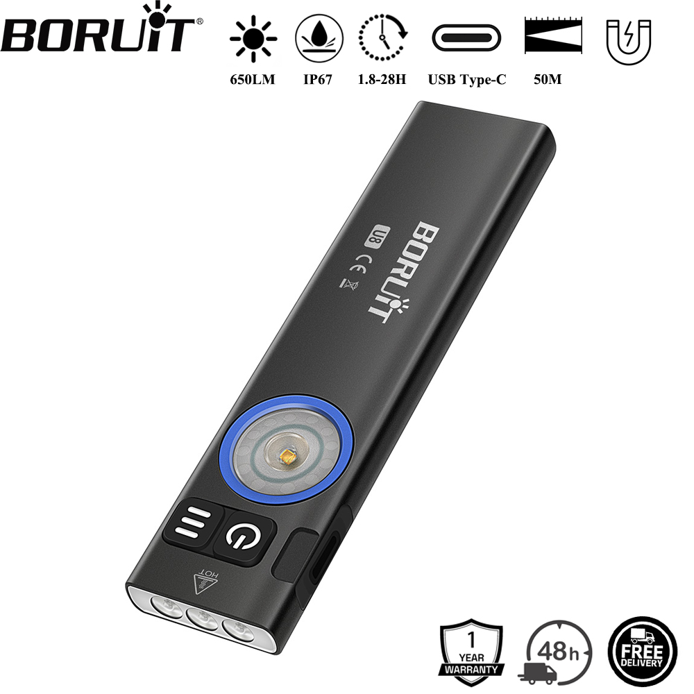 BORUiT U8 650LM EDC LED Flashl - Fishing Light recensie en prijs