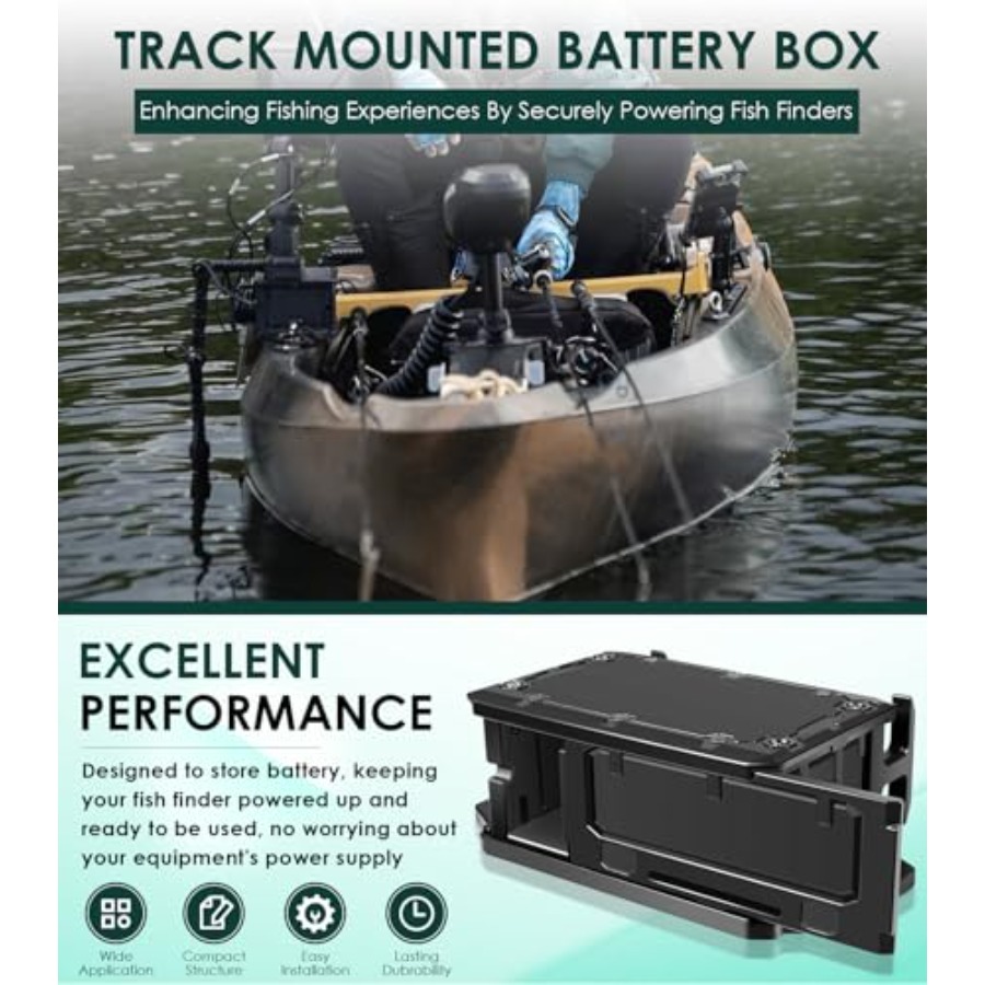 Track Mounted Battery Box for  - Fish Finder Mount recensie en prijs