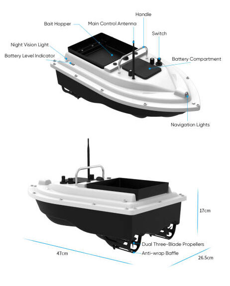 New 12V High Speed Carp Fishin - Fishing Gps recensie en prijs