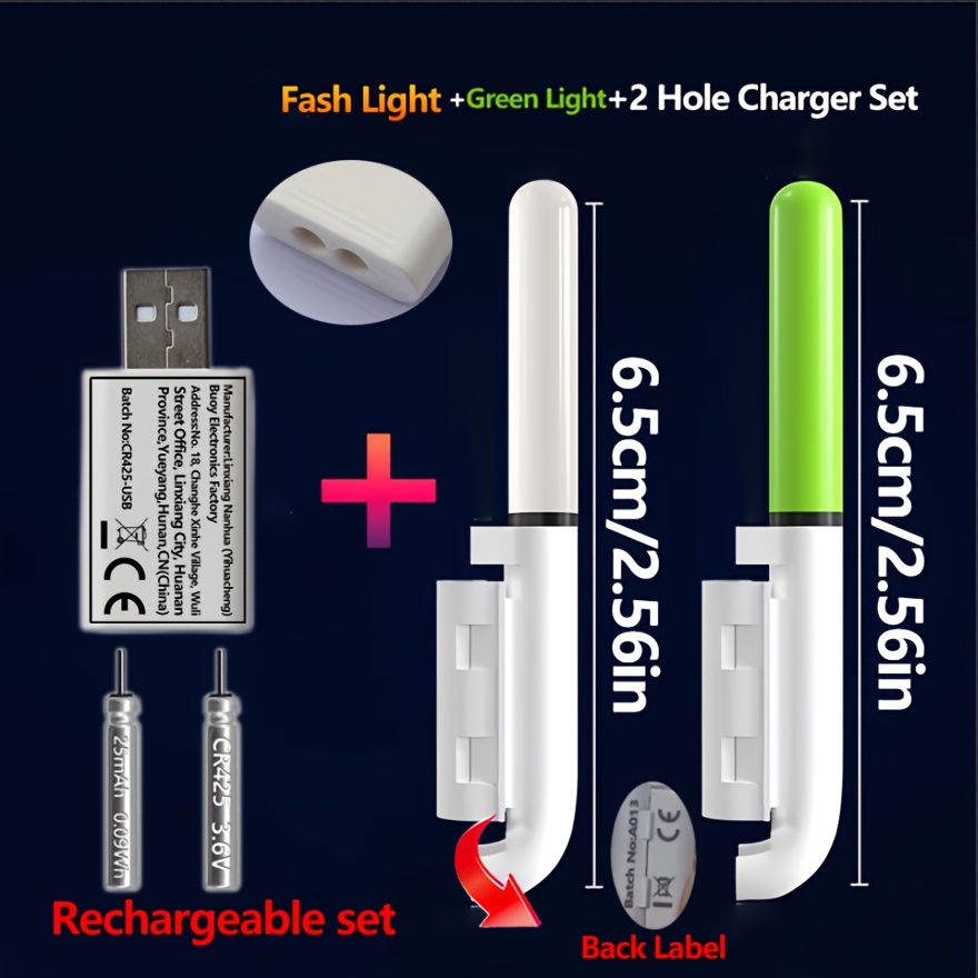 Fishing 5-Piece Set (2 Rod Tip - Fish Finder Charger recensie en prijs