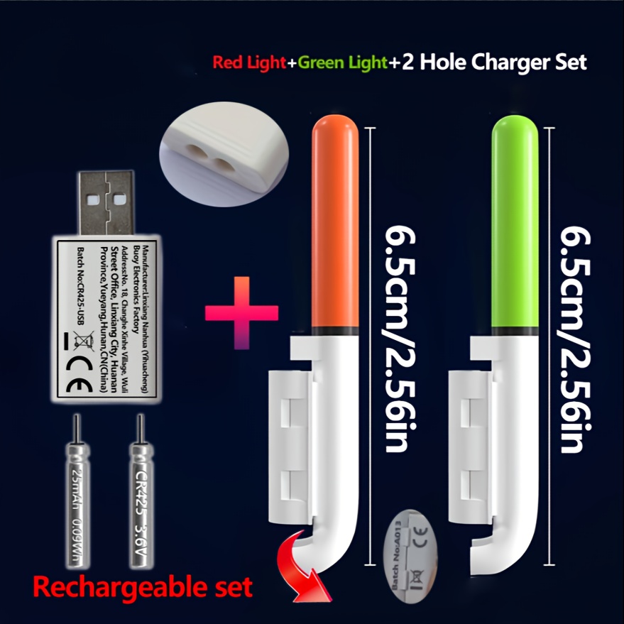 Fishing 5-Piece Set (2 Rod Tip - Fish Finder Charger recensie en prijs