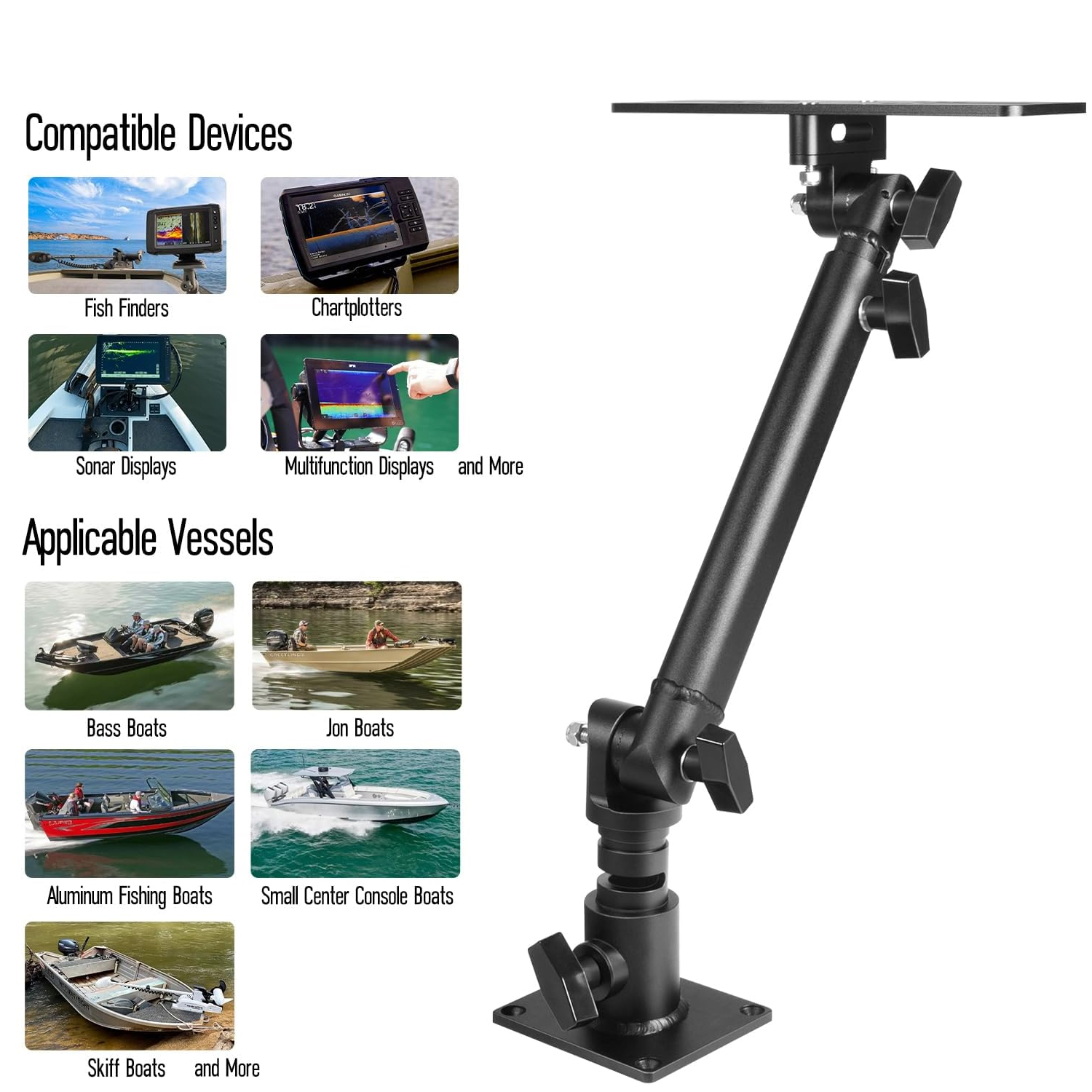 Marine Anodized Aluminum Monit - Fish Finder recensie en prijs