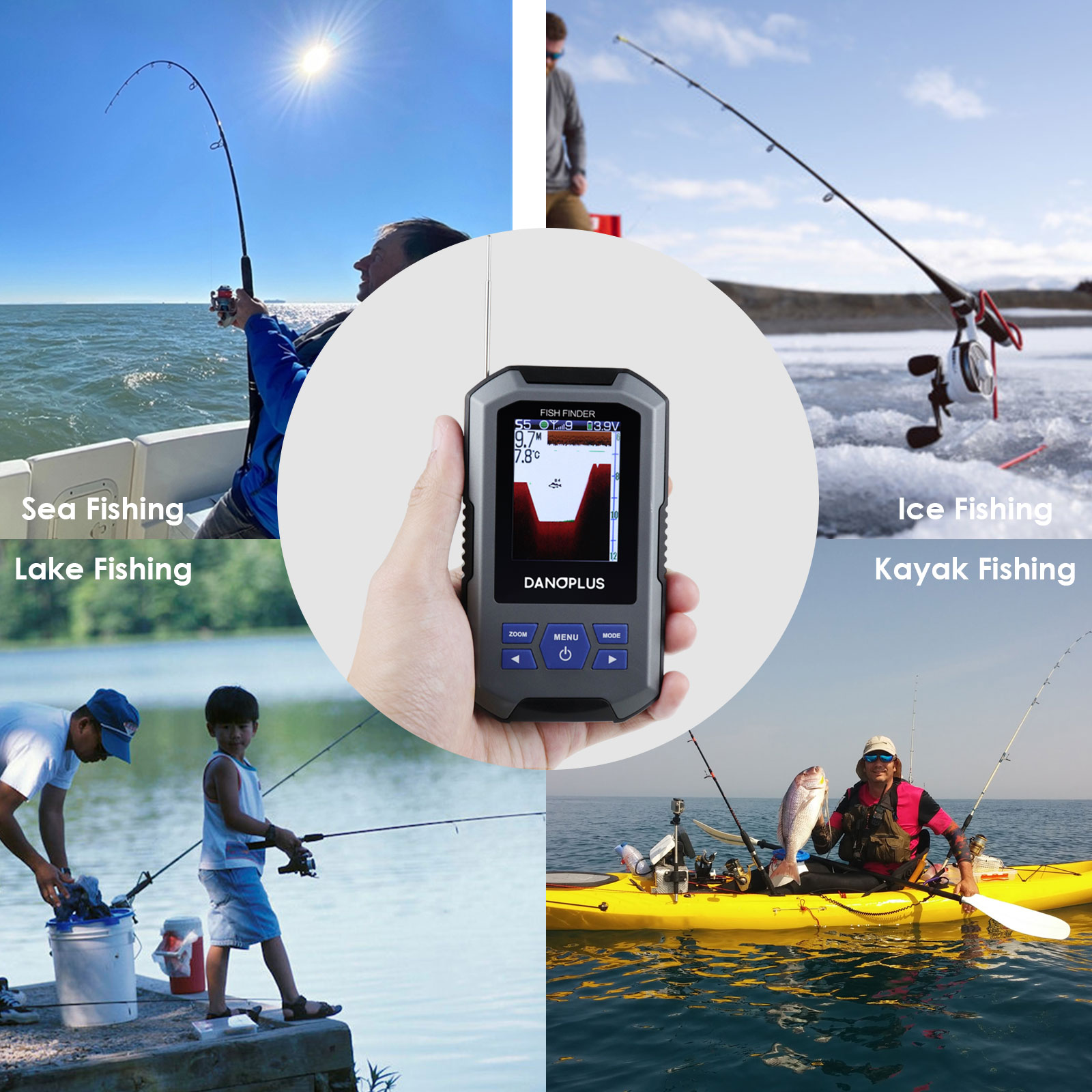 Fish Finder Wireless Sonar Sen - Fish Finder recensie en prijs