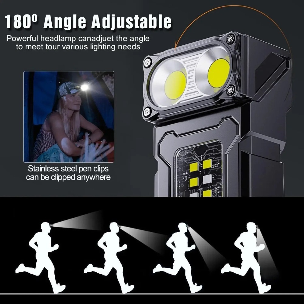 180° Rotatable LED Flashlight  - Fishing Light recensie en prijs