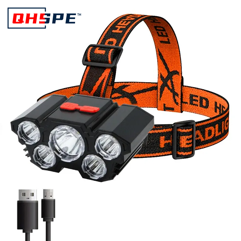 Rechargeable 5 LED Headlamp St - Fish Finder Battery recensie en prijs