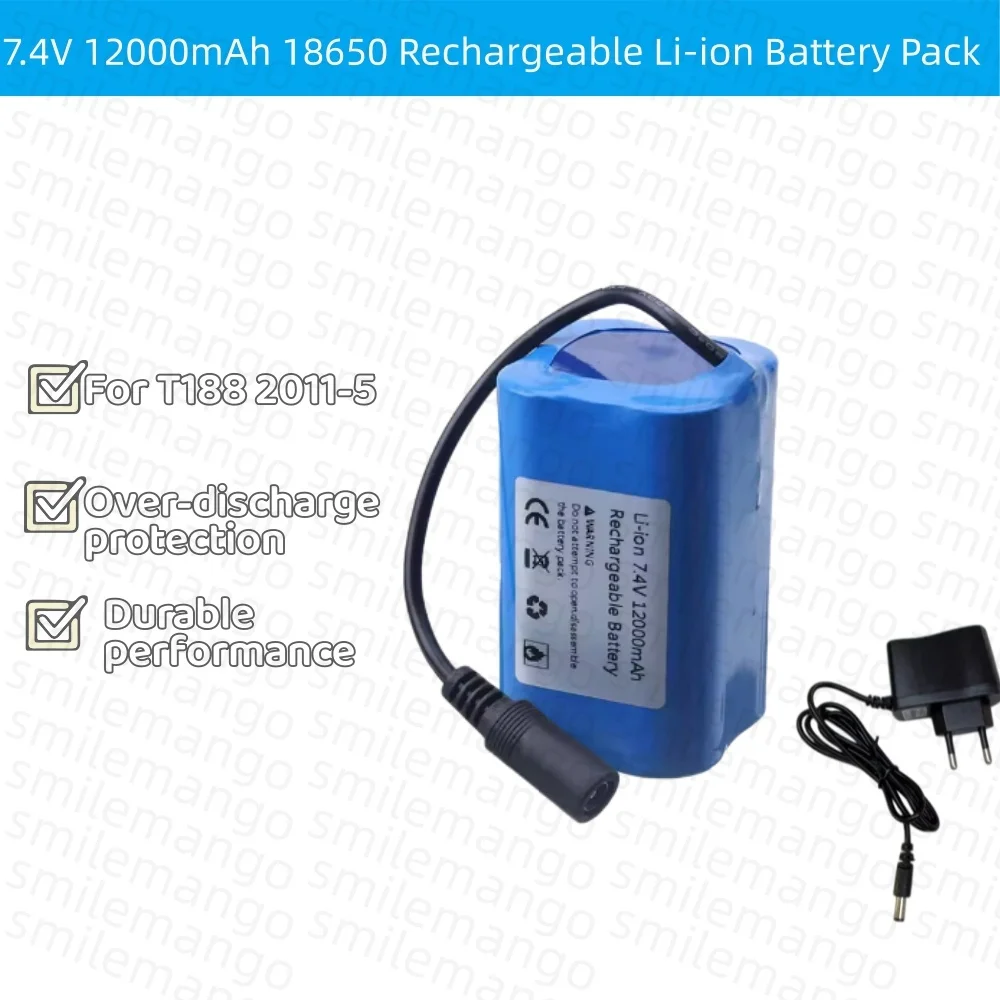 7.4V 12000mAh Battery with USB - Fish Finder Charger recensie en prijs