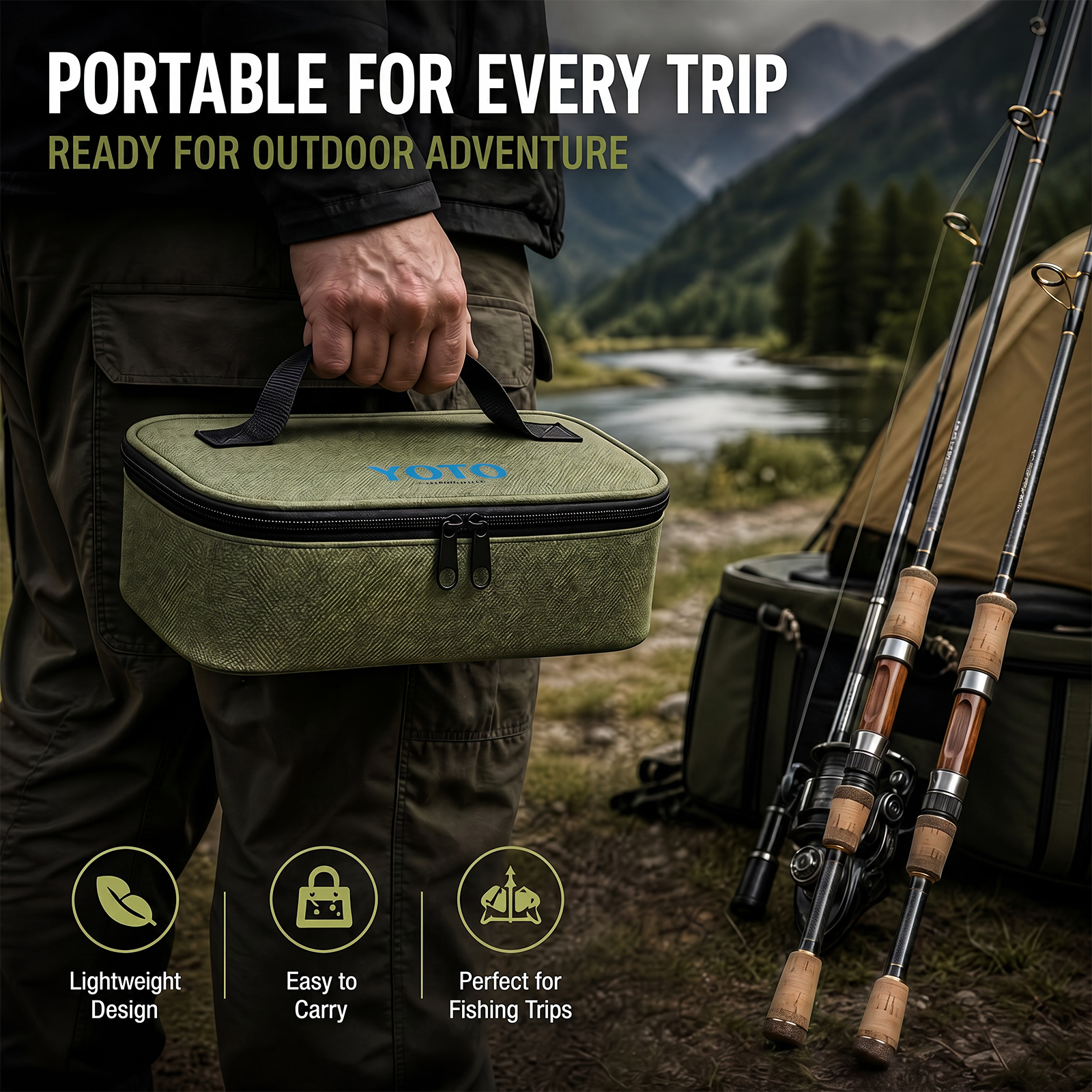 Three sizes of carp fishing ba - Fish Finder Case recensie en prijs