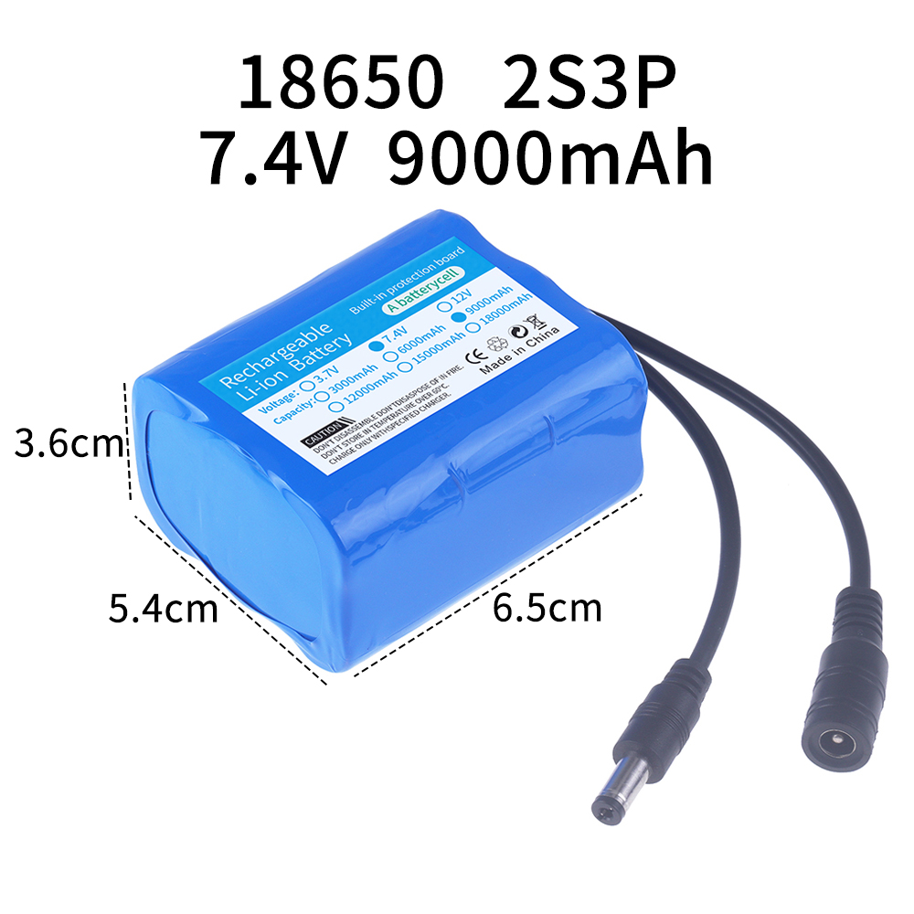 7.4V battery 3000mah/6000mah/9 - Fish Finder Charger recensie en prijs