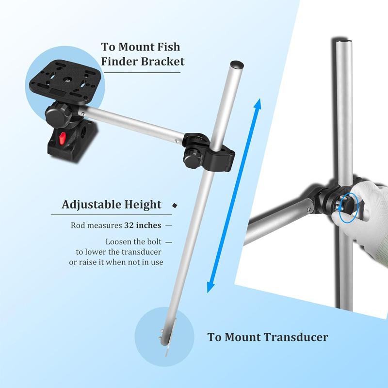 360° Rotation ,Marine Fish Fin - Fish Finder Mount recensie en prijs
