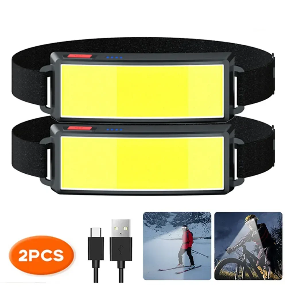 COB Portable LED Headlights Ou - Fish Finder Battery recensie en prijs
