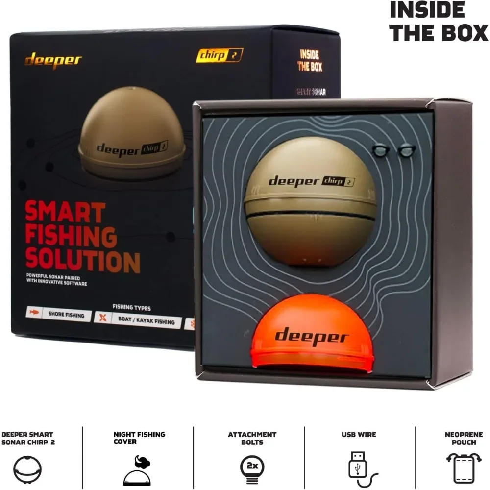 A  Chirp 2 Sonar Fish Finder - - Fish Finder Portable recensie en prijs