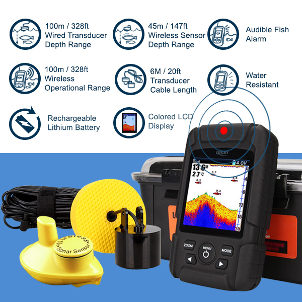 FF718LiC 2-in-1 LUCKY Fishfind - Fish Finder Cable recensie en prijs