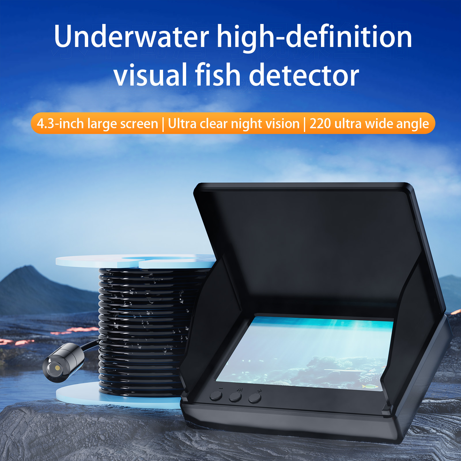 4.3 Inch Underwater 15/30M Fis - Fishing Camera recensie en prijs