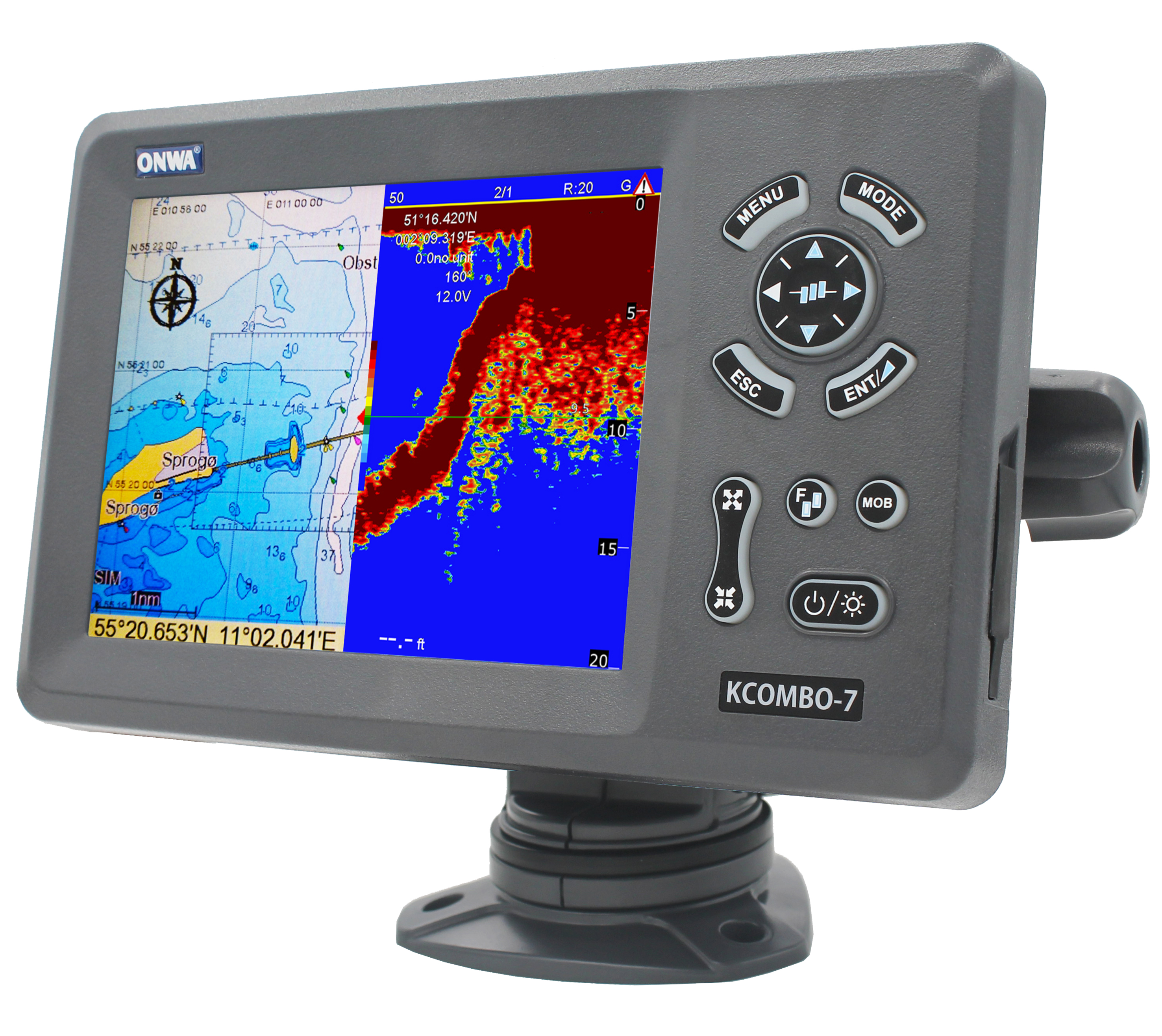 ONWA KCombo-7 7inch Marine GPS - Fish Finder Gps recensie en prijs