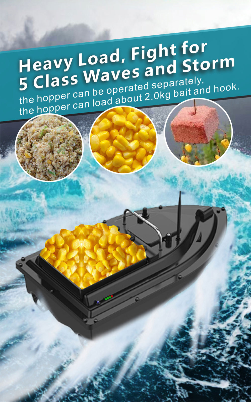 Bait Boat With GPS Positioning - Fishing Gps recensie en prijs