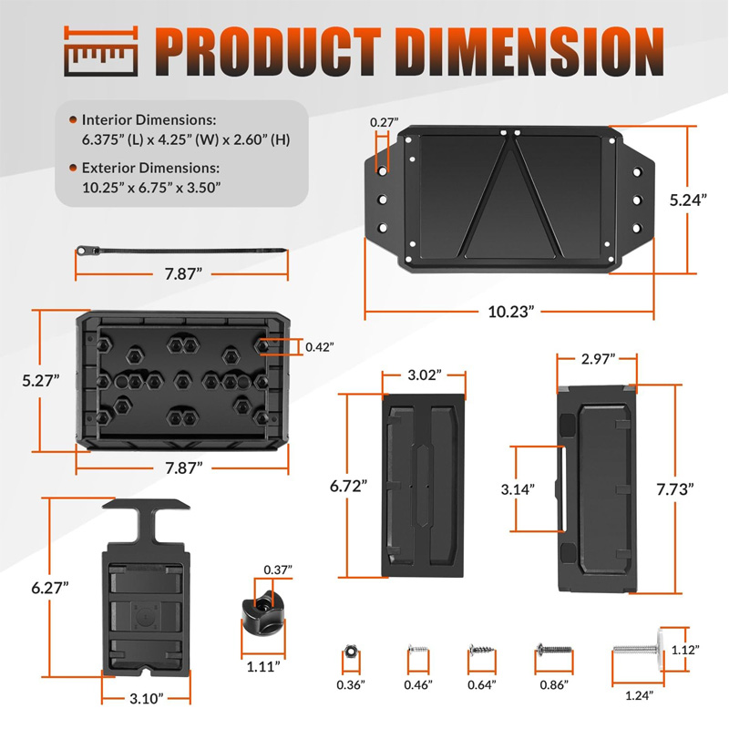 Track Mounted Battery Box for  - Fish Finder Battery recensie en prijs