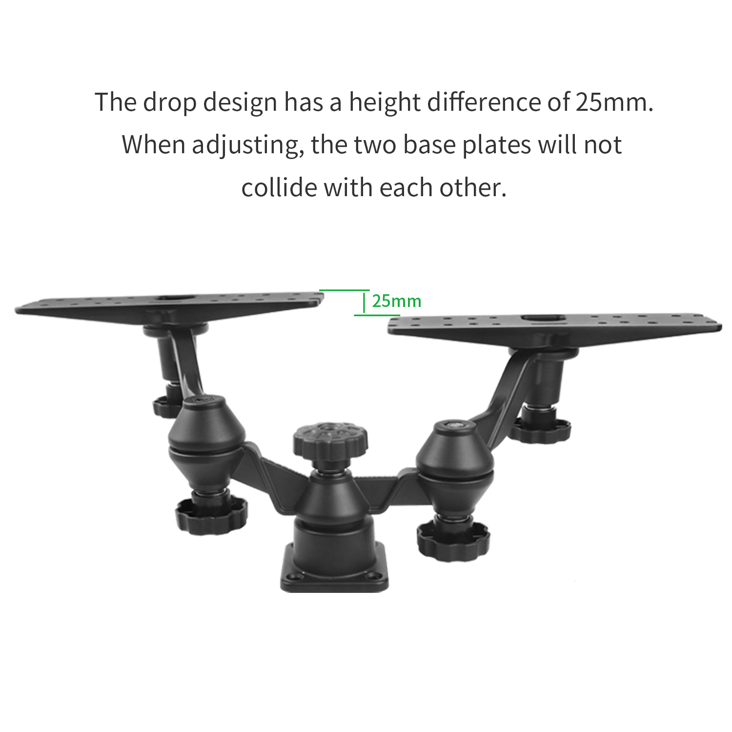 Horizontal boom dual-arm fishf - Fish Finder recensie en prijs