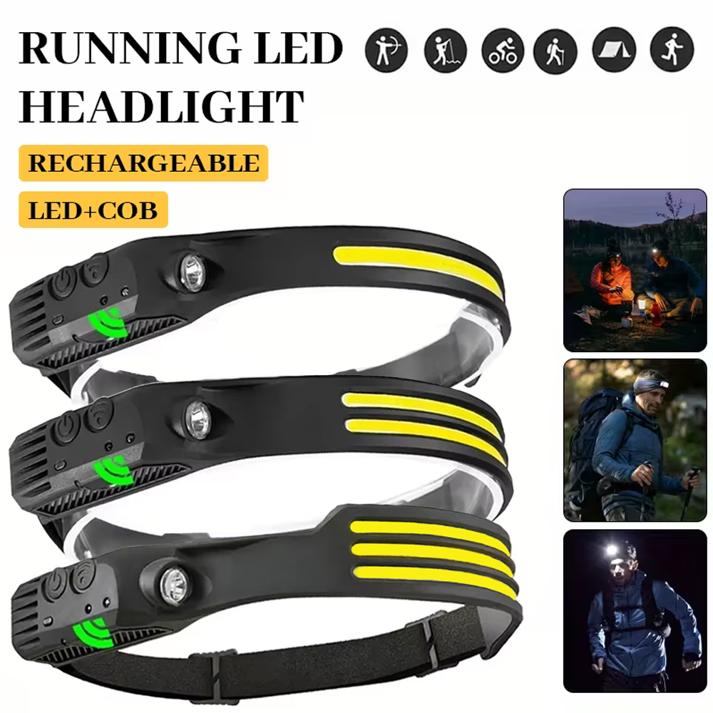 COB LED Induction Headlamp USB - Fish Finder Battery recensie en prijs