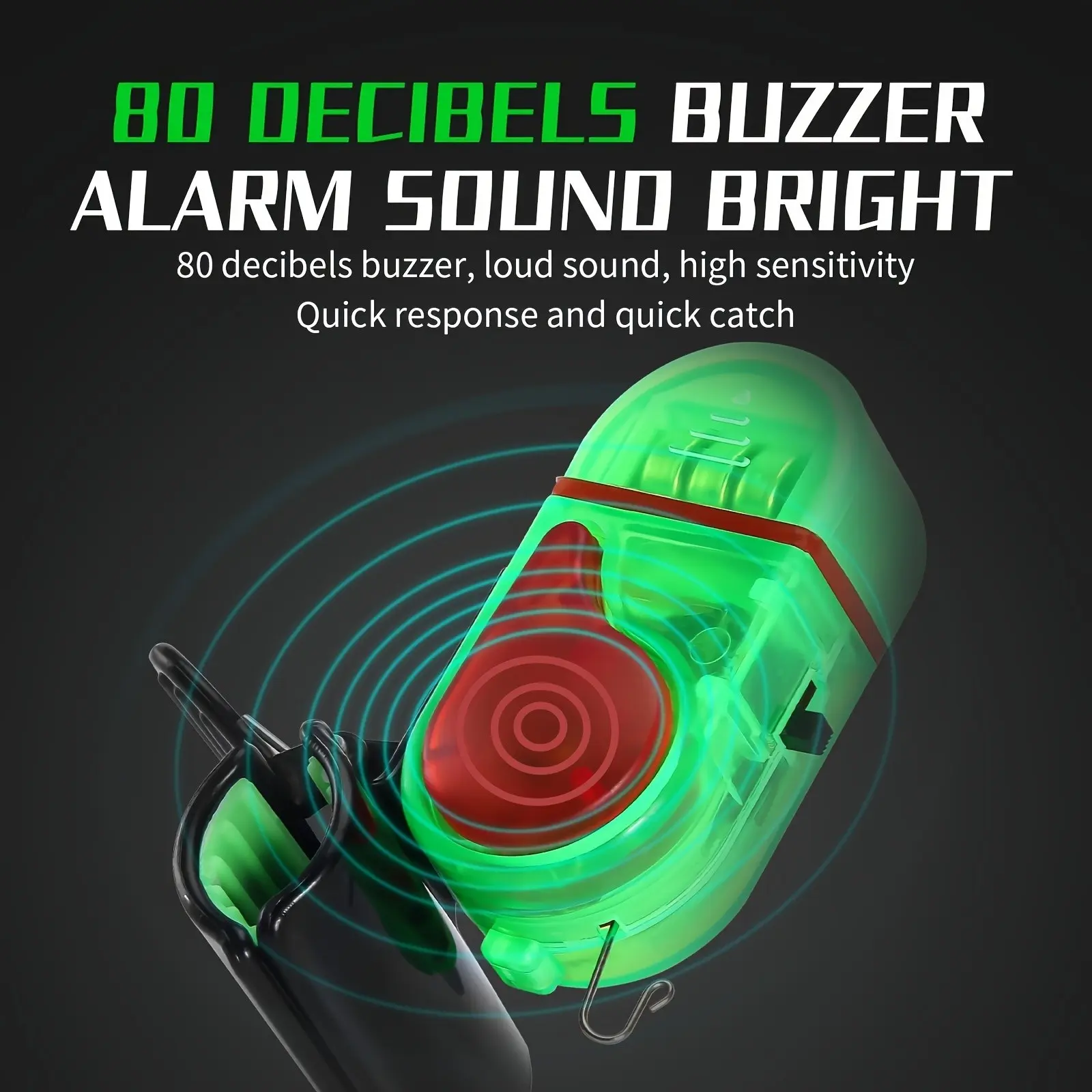 2PCS LED Fishing Bite Alarm, 2 - Bite Indicator recensie en prijs