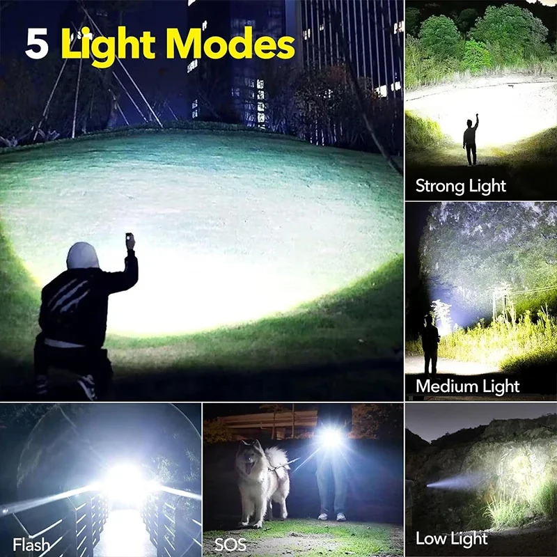 High Power LED Flashlight Rech - Fishing Light recensie en prijs