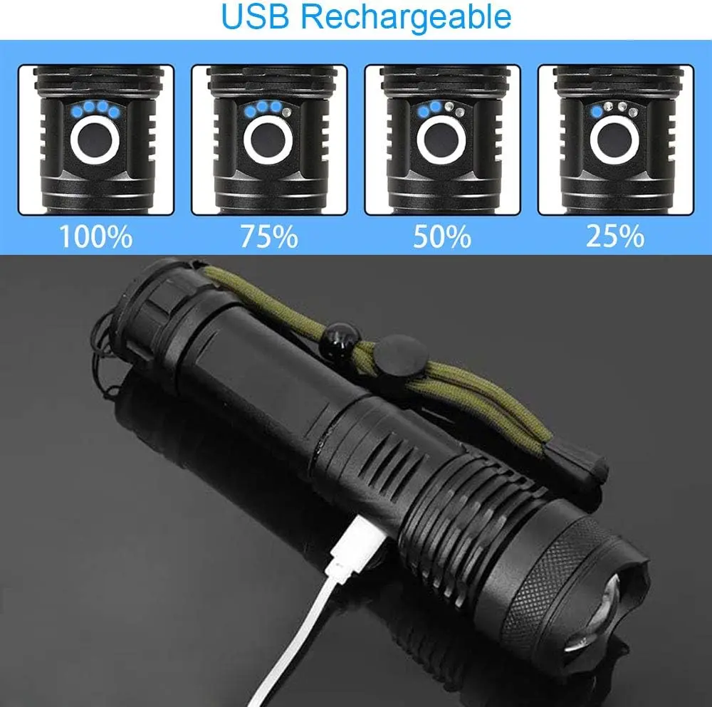 High Power LED Flashlight Rech - Fishing Light recensie en prijs