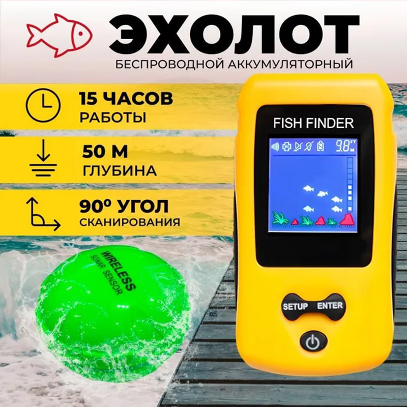 Brand New Colorful Wireless Fi - Fishing Depth Finder recensie en prijs