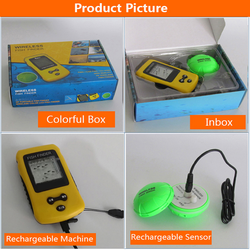 Brand New Colorful Wireless Fi - Fishing Depth Finder recensie en prijs