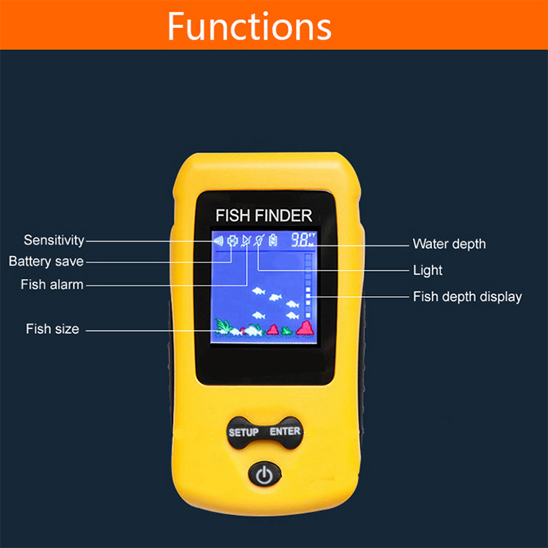 Brand New Colorful Wireless Fi - Fishing Depth Finder recensie en prijs